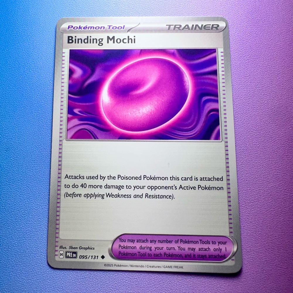 binding mochi - 095/131 (uncommon) — pokemon: prismatic evolutions